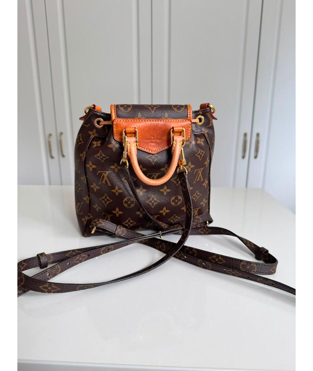 LOUIS VUITTON Коричневый рюкзак, фото 2