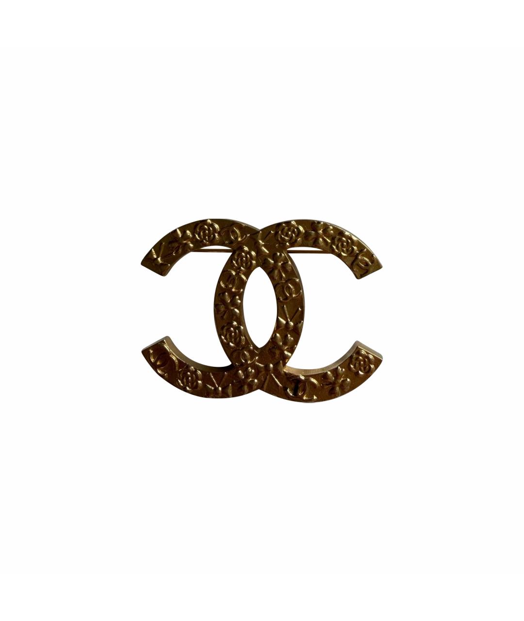 CHANEL Золотая булавка / брошь из желтого золота, фото 1