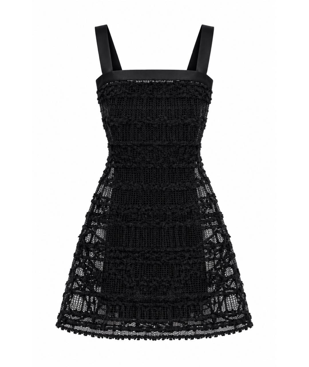 CHANEL Черное шелковое вечернее платье, фото 8