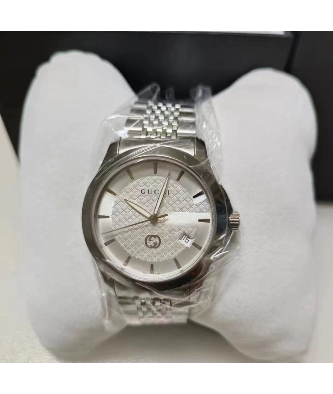 GUCCI Серебряные часы, фото 7