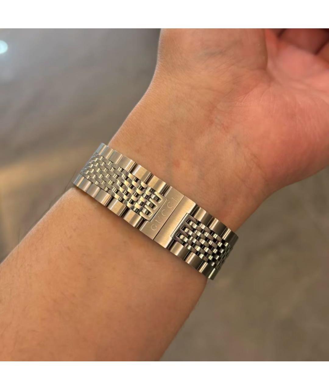 GUCCI Серебряные часы, фото 6