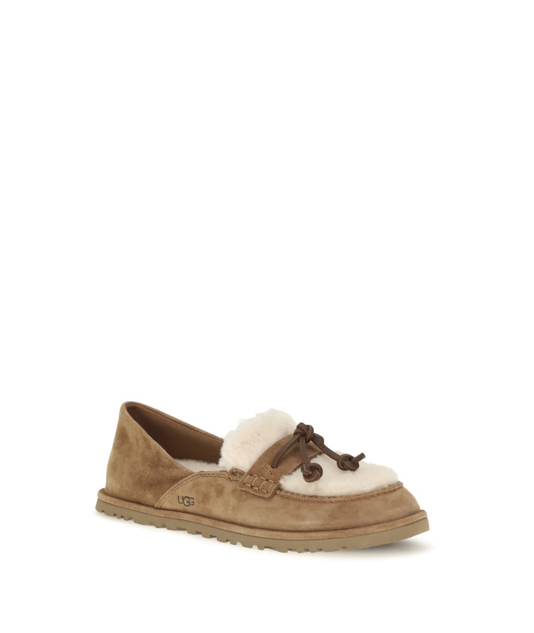 UGG Коричневые замшевые лоферы, фото 2