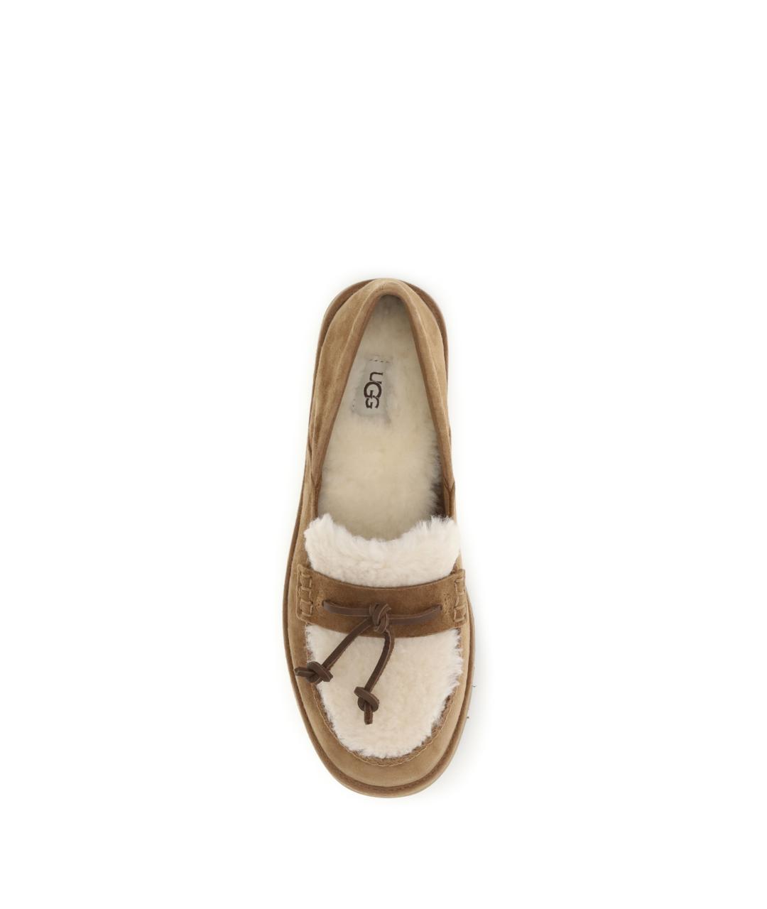 UGG Коричневые замшевые лоферы, фото 4
