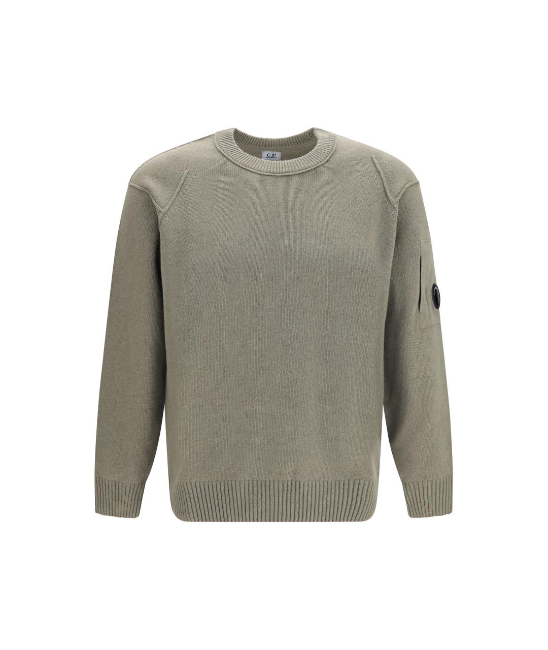 CP COMPANY Бежевый шерстяной джемпер / свитер, фото 1