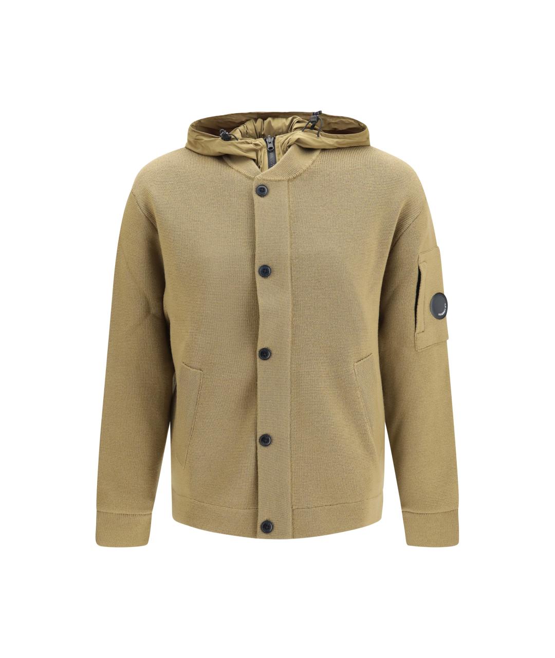 CP COMPANY Бежевая шерстяная куртка, фото 1