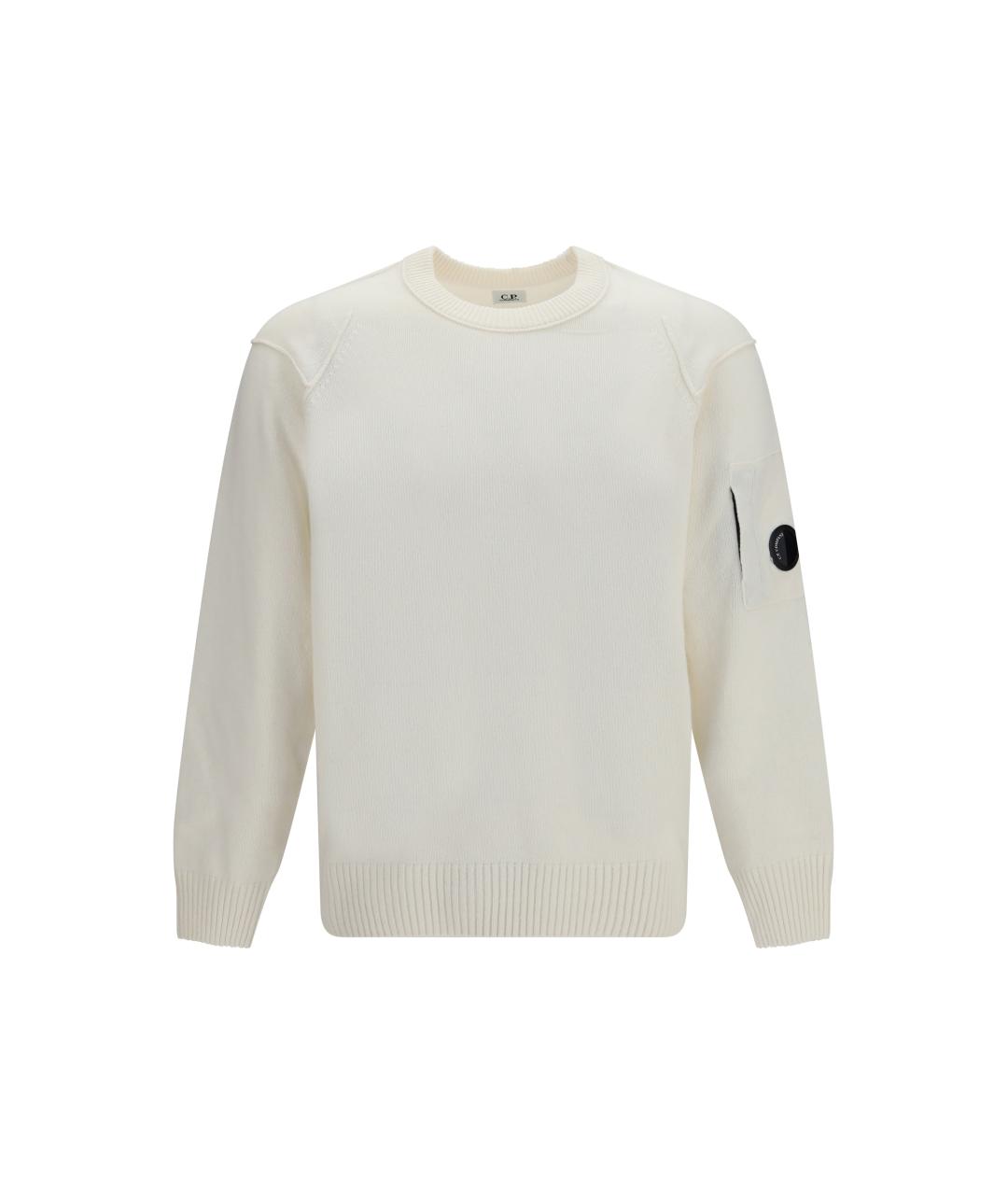 CP COMPANY Белый шерстяной джемпер / свитер, фото 1