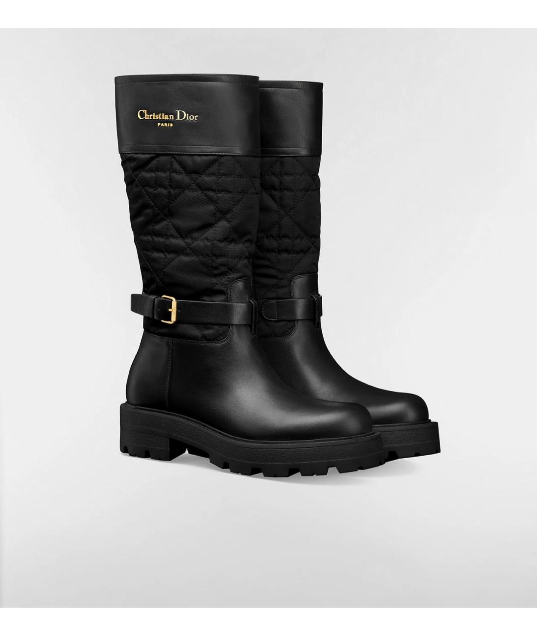 CHRISTIAN DIOR Черные сапоги, фото 2