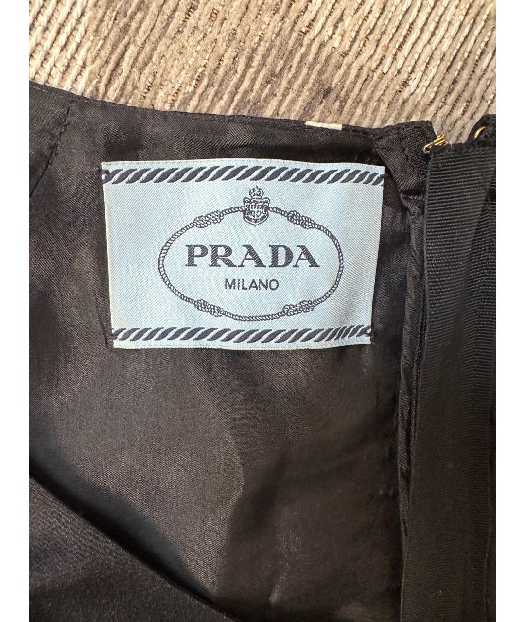 PRADA Шелковое коктейльное платье, фото 3