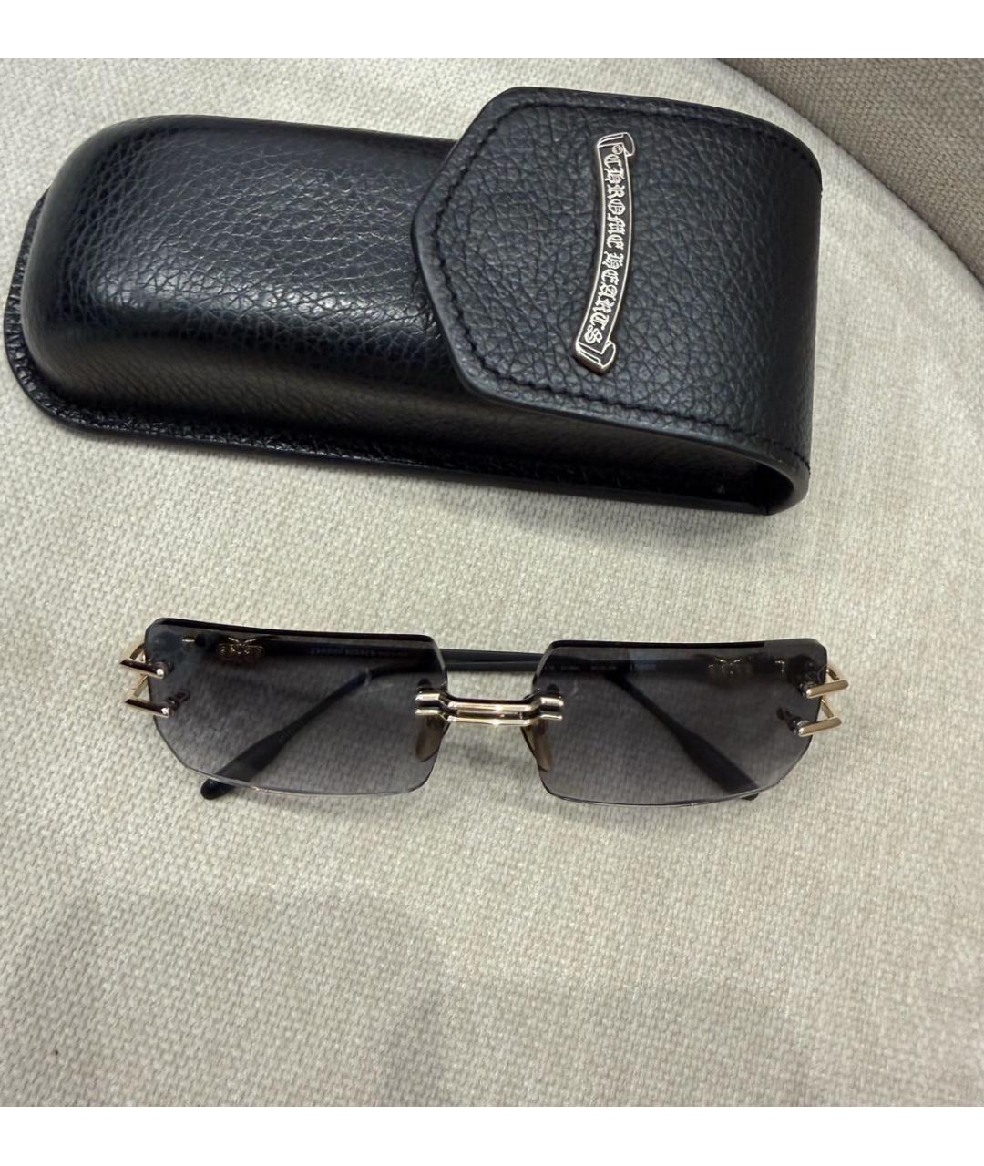 CHROME HEARTS Металлические солнцезащитные очки, фото 4