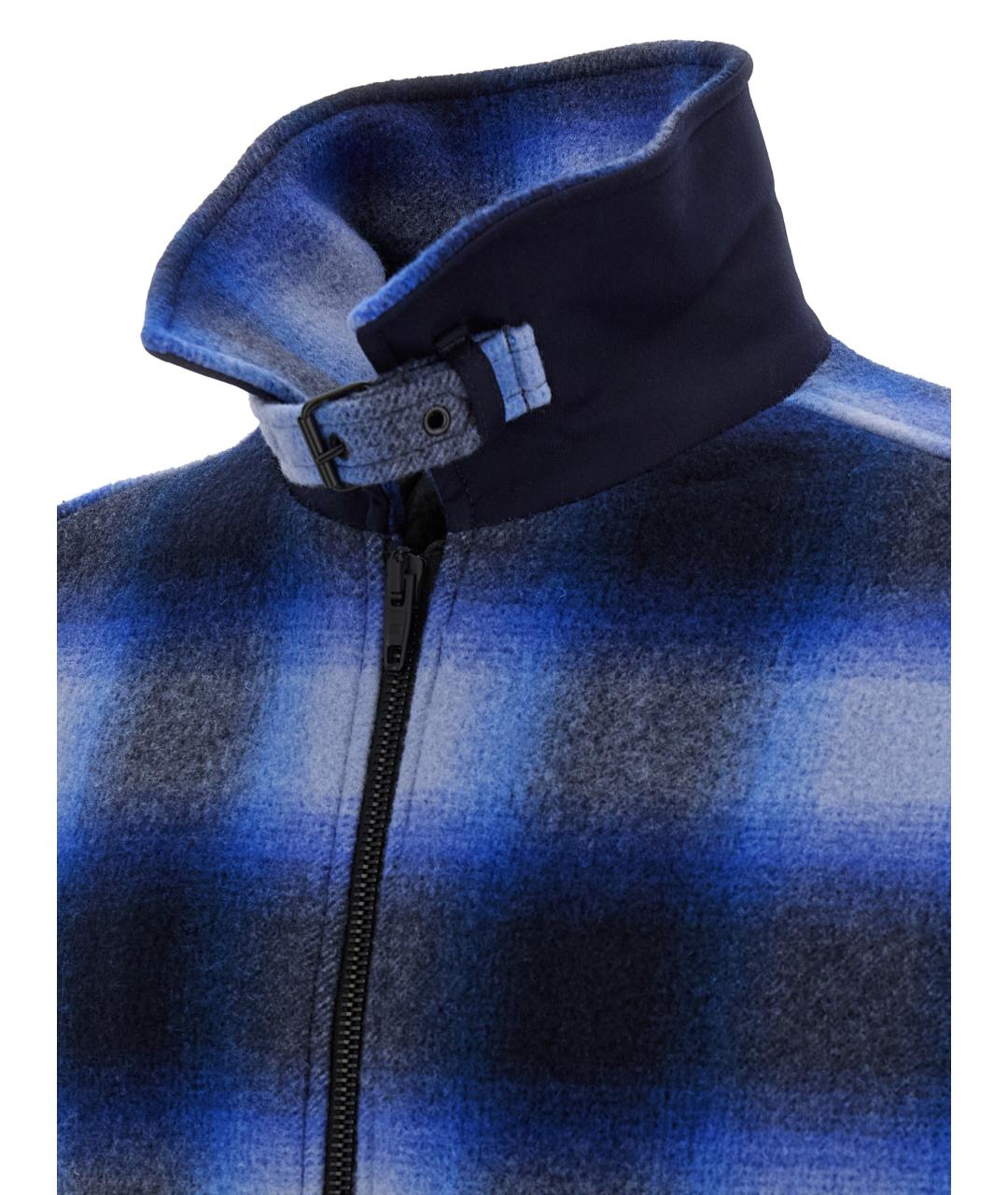 BALENCIAGA Синяя шерстяная куртка, фото 5