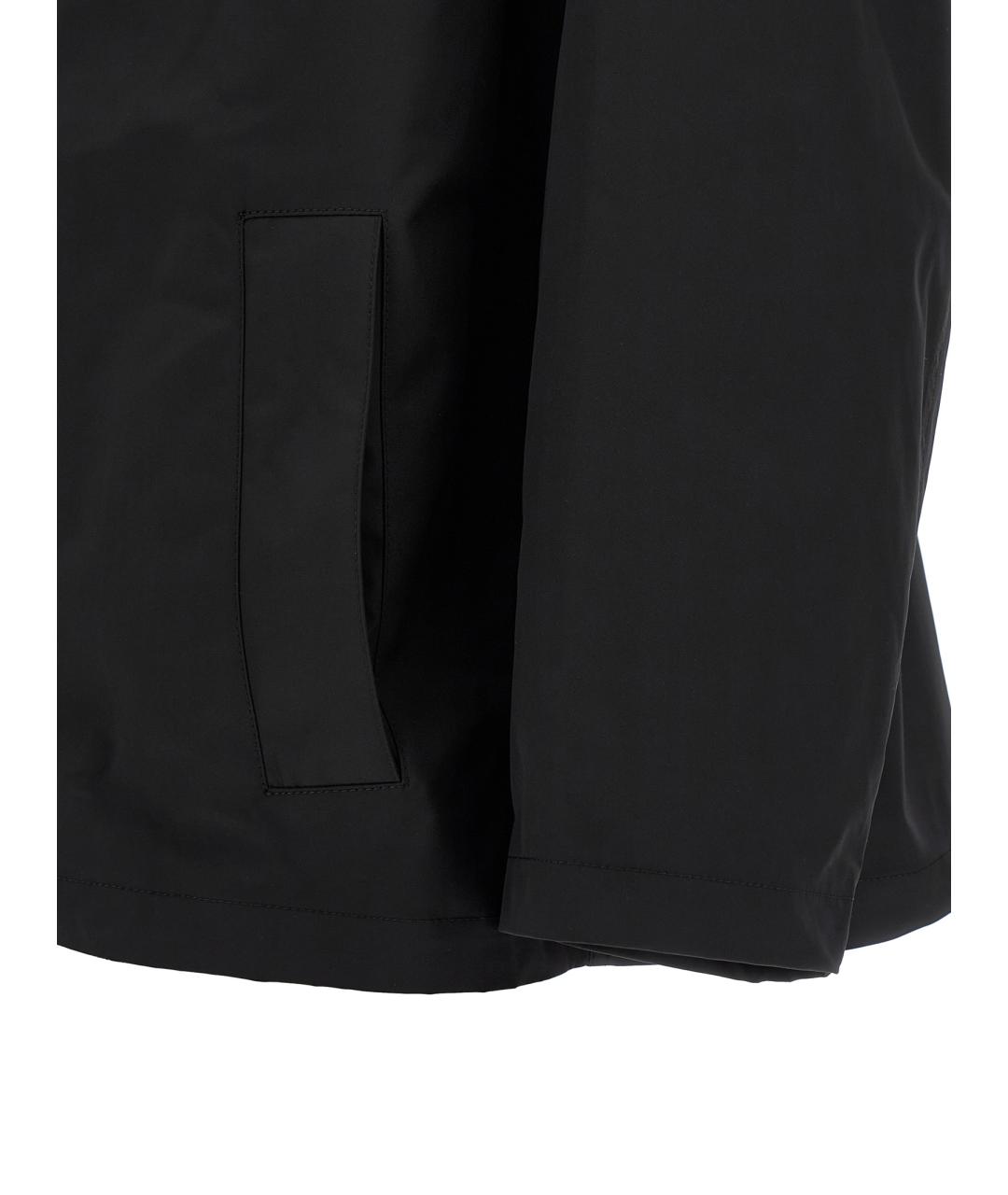 BALENCIAGA Черная полиэстеровая куртка, фото 4