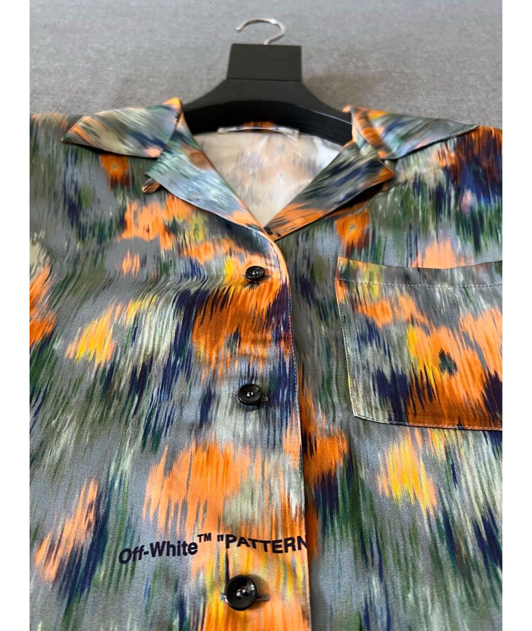 OFF-WHITE Мульти вискозная рубашка, фото 4