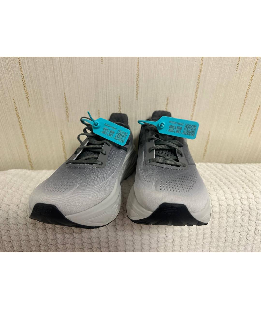 NEW BALANCE Серые синтетические кроссовки, фото 2