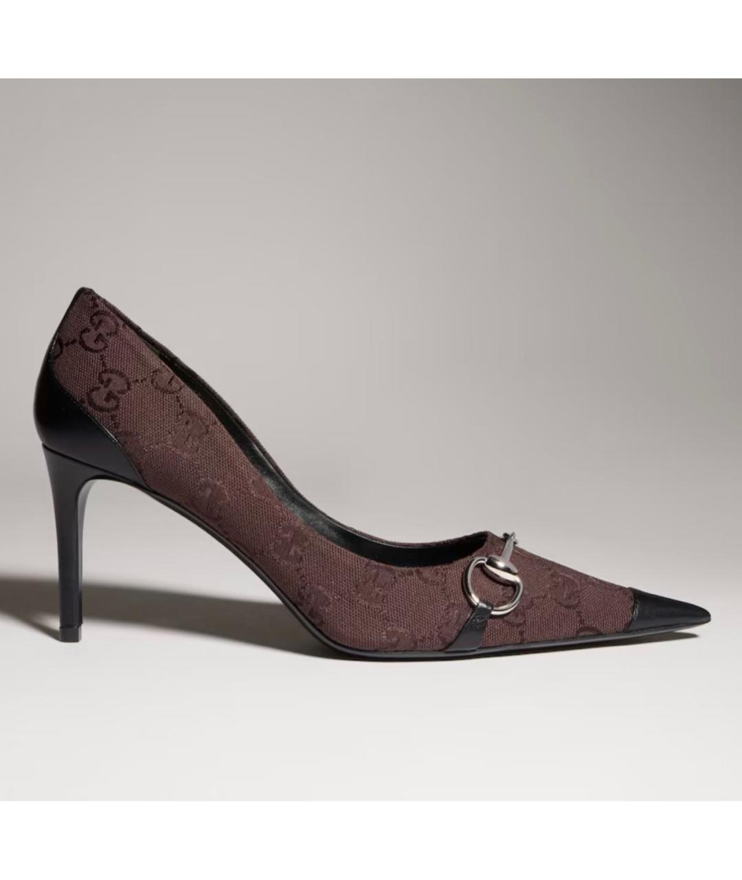 GUCCI Коричневые туфли, фото 7