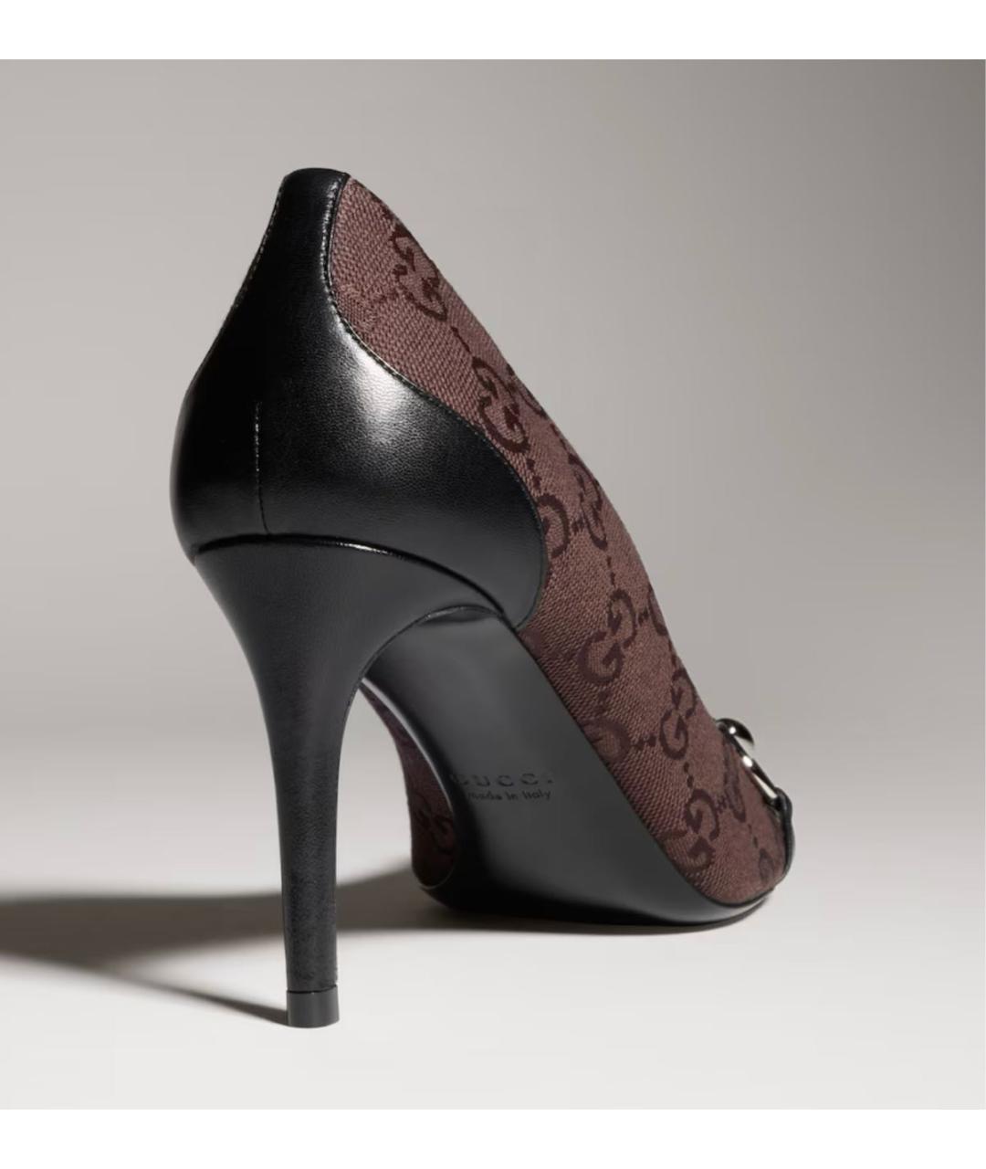 GUCCI Коричневые туфли, фото 5