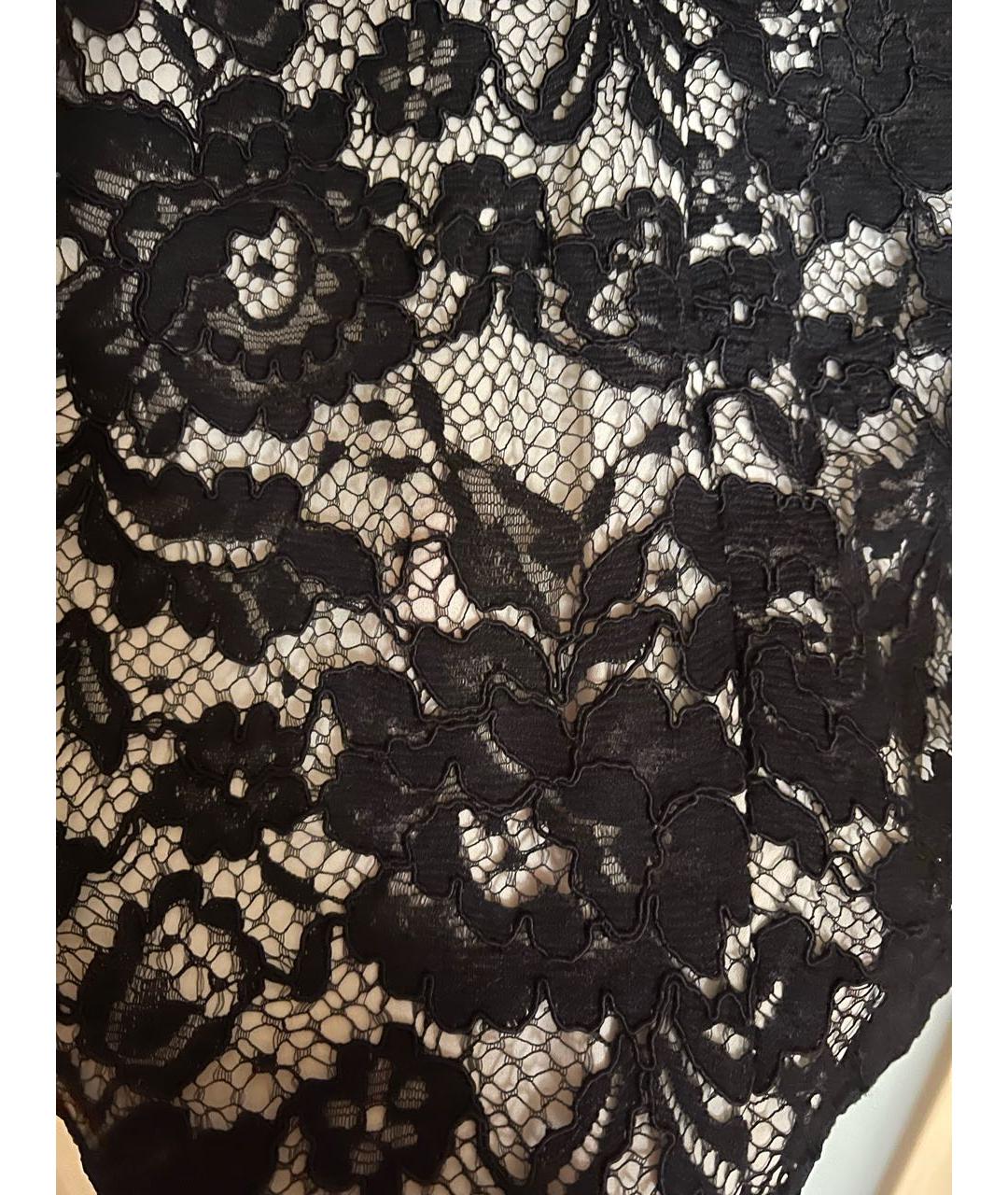 THEORY Черное кружевное коктейльное платье, фото 4