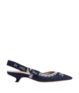 CHRISTIAN DIOR Лодочки на низком каблуке