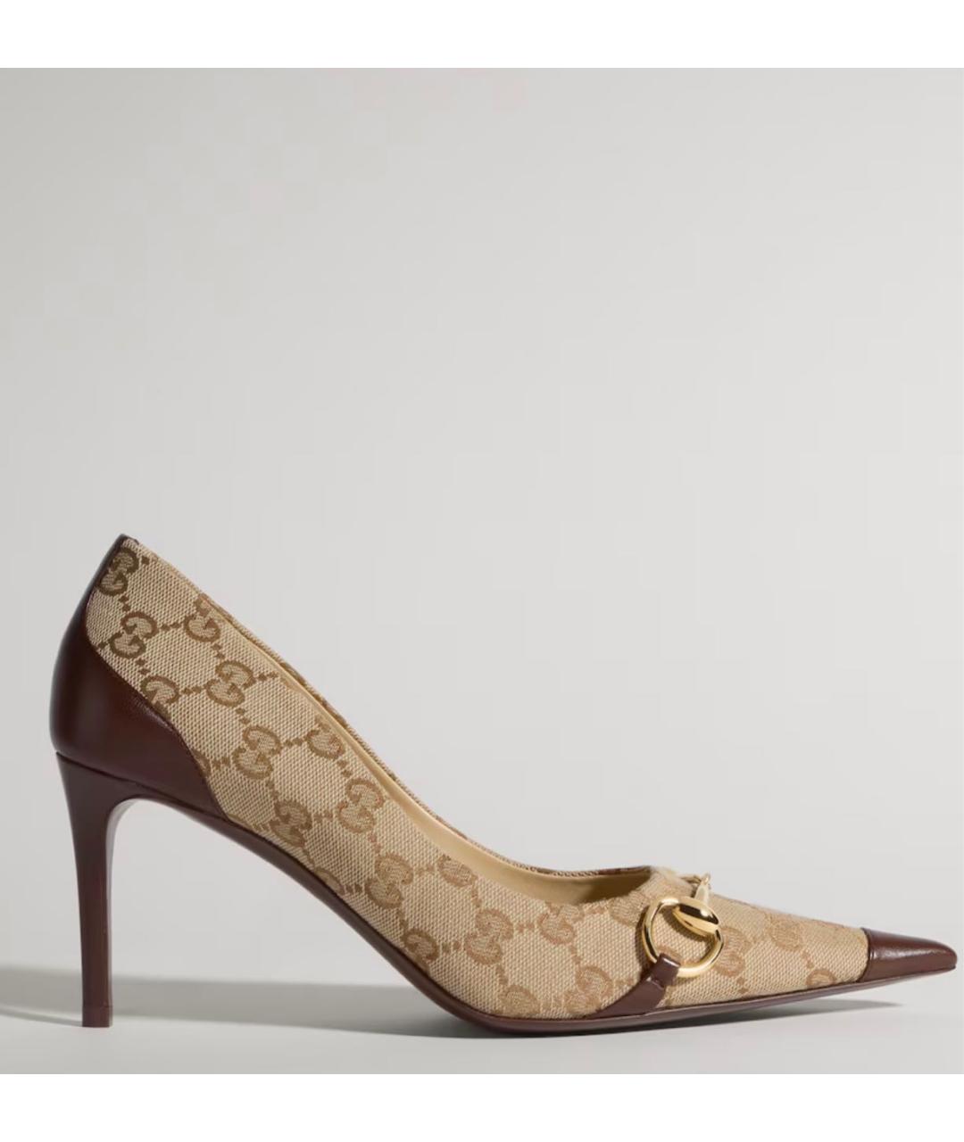 GUCCI Бежевые туфли, фото 7
