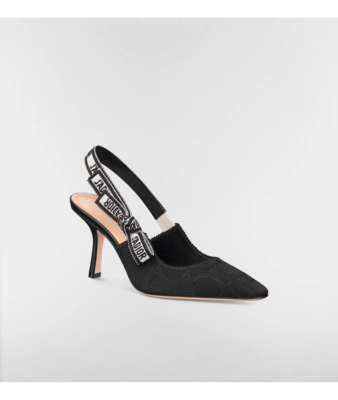CHRISTIAN DIOR Черные текстильные туфли, фото 2