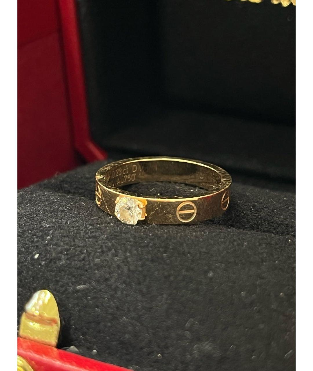 CARTIER Золотое кольцо из розового золота, фото 4