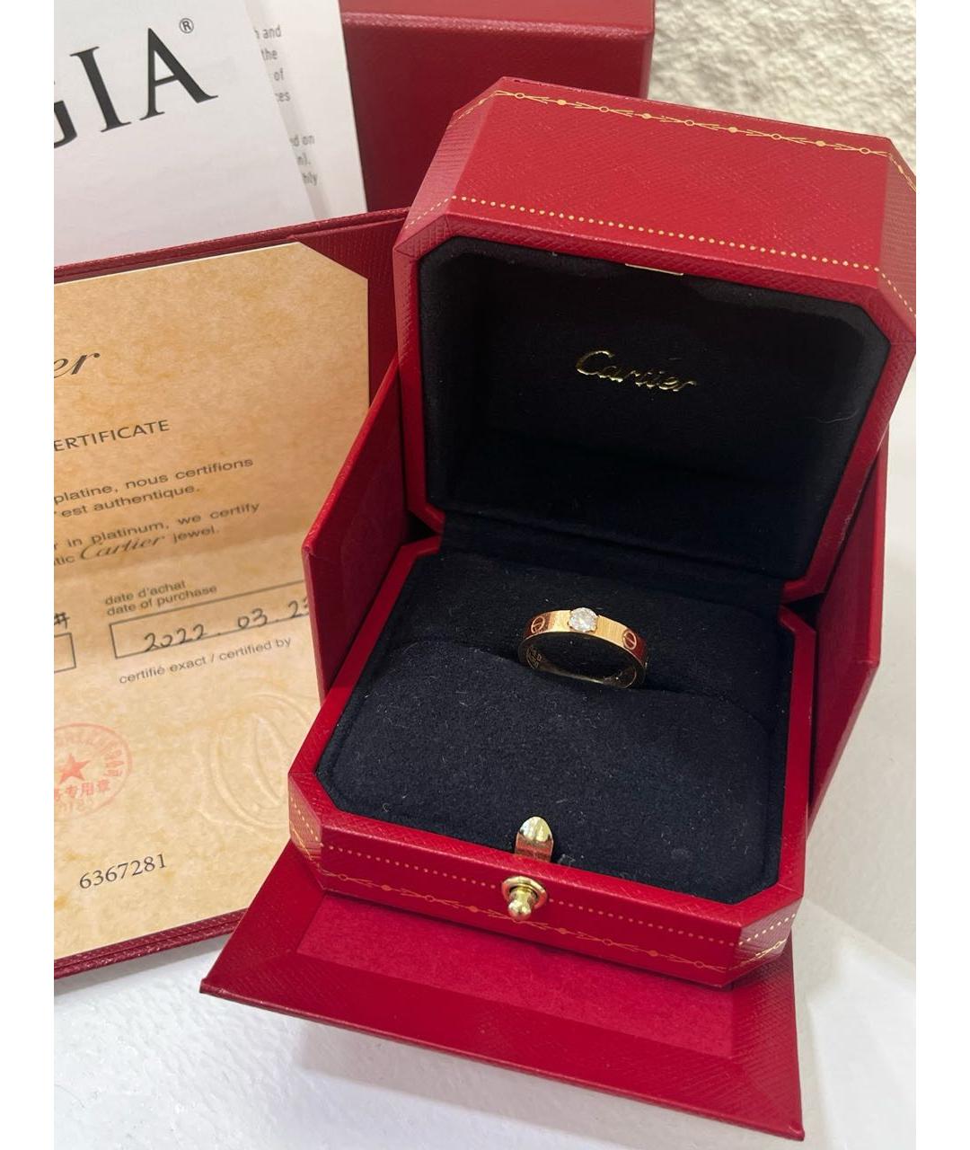CARTIER Золотое кольцо из розового золота, фото 6