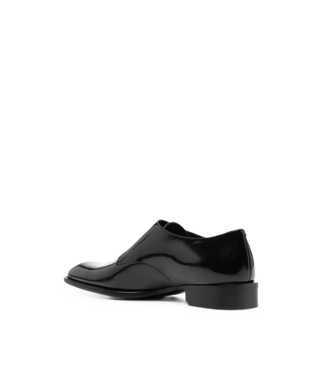 SAINT LAURENT Черные кожаные туфли, фото 3