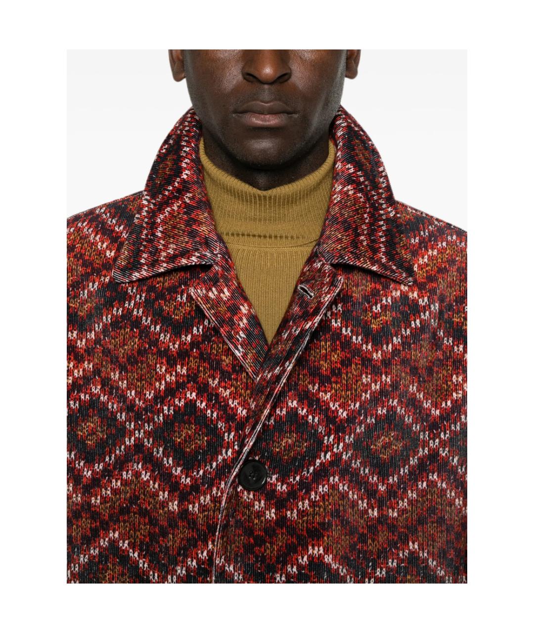 DRIES VAN NOTEN Мульти полиэстеровое пальто, фото 2