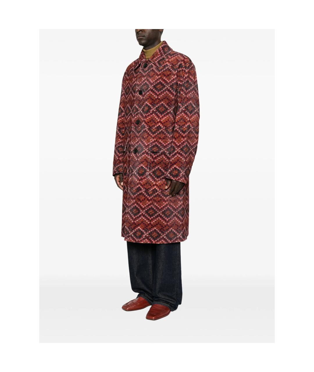 DRIES VAN NOTEN Мульти полиэстеровое пальто, фото 4