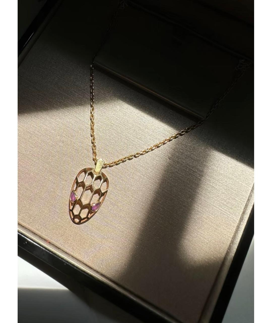 BVLGARI Золотое колье из розового золота, фото 2