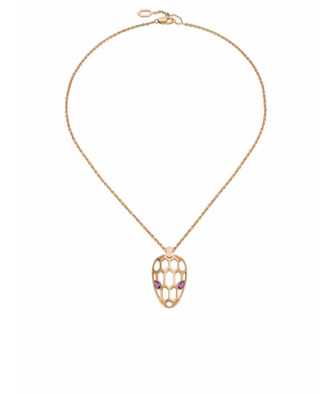 BVLGARI Золотое колье из розового золота, фото 1