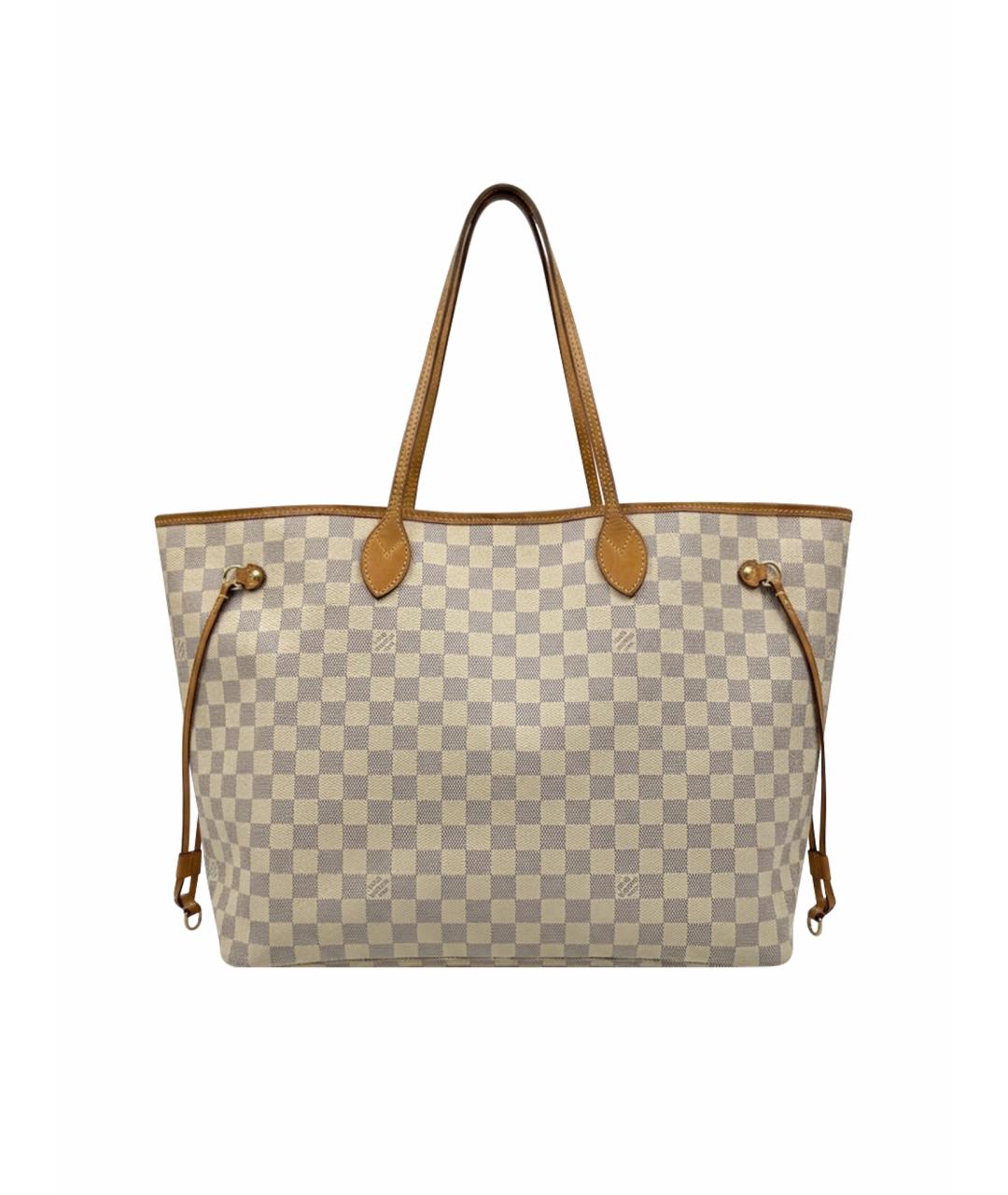 LOUIS VUITTON Бежевая пляжная сумка из канвы, фото 1