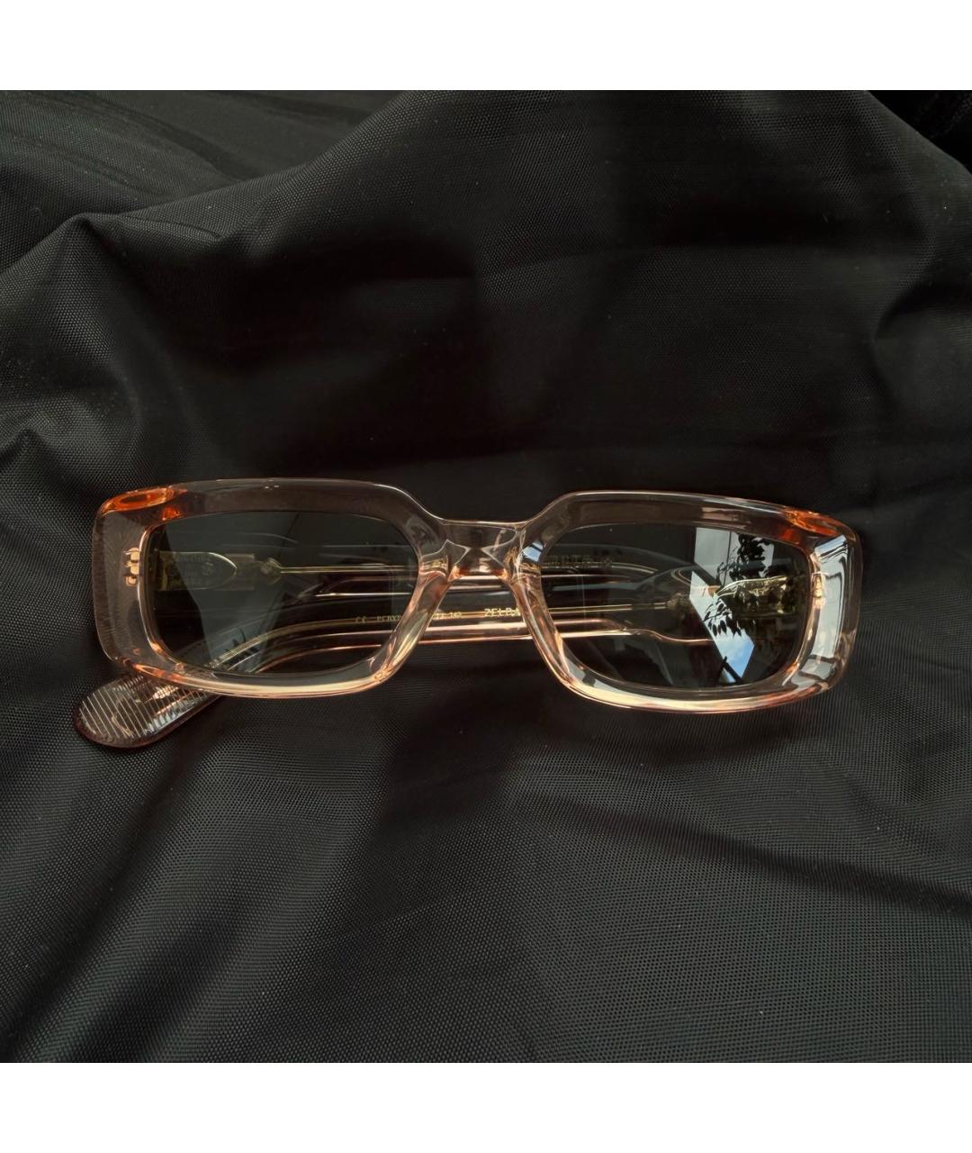 CHROME HEARTS Розовые пластиковые солнцезащитные очки, фото 2