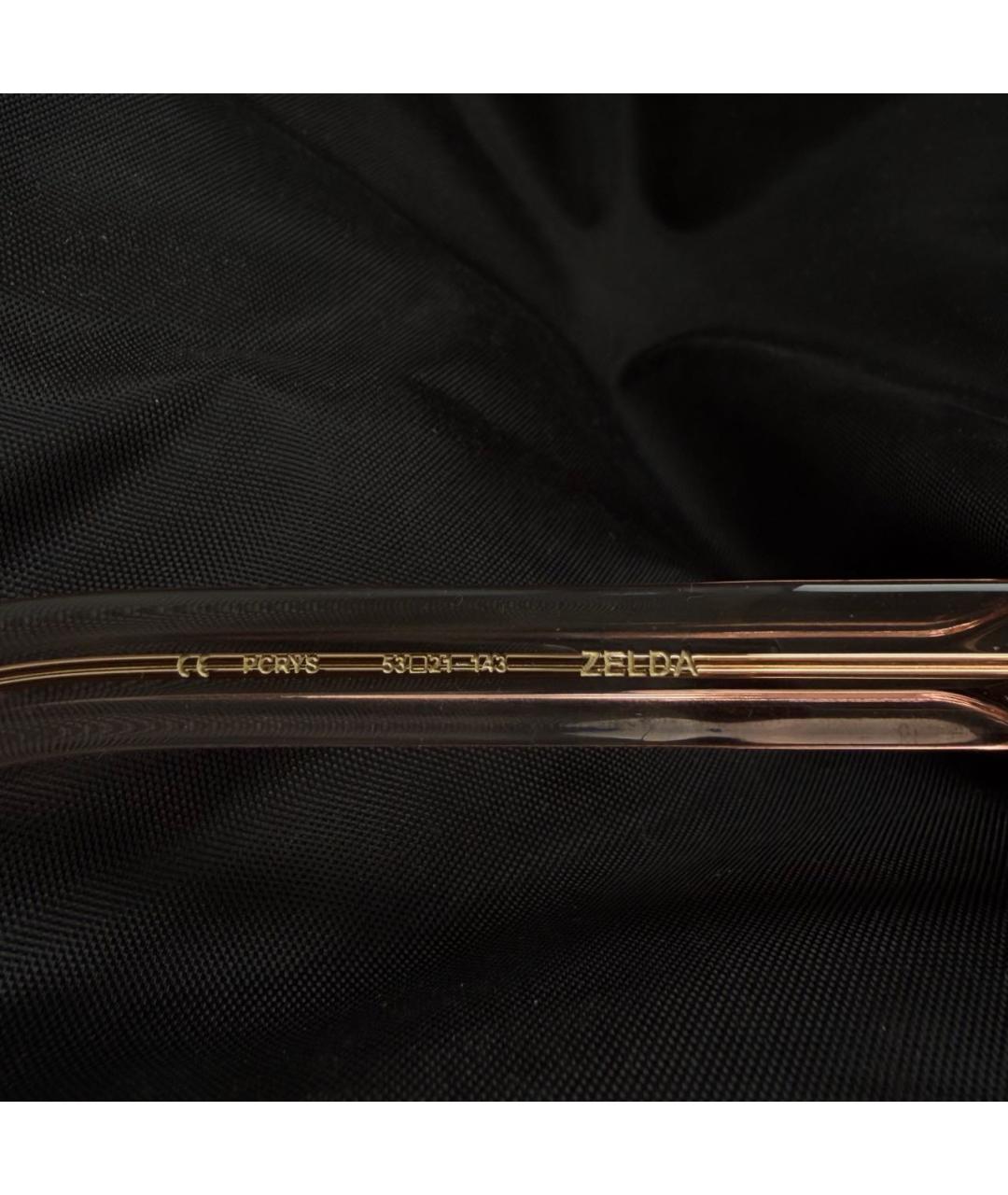 CHROME HEARTS Розовые пластиковые солнцезащитные очки, фото 5