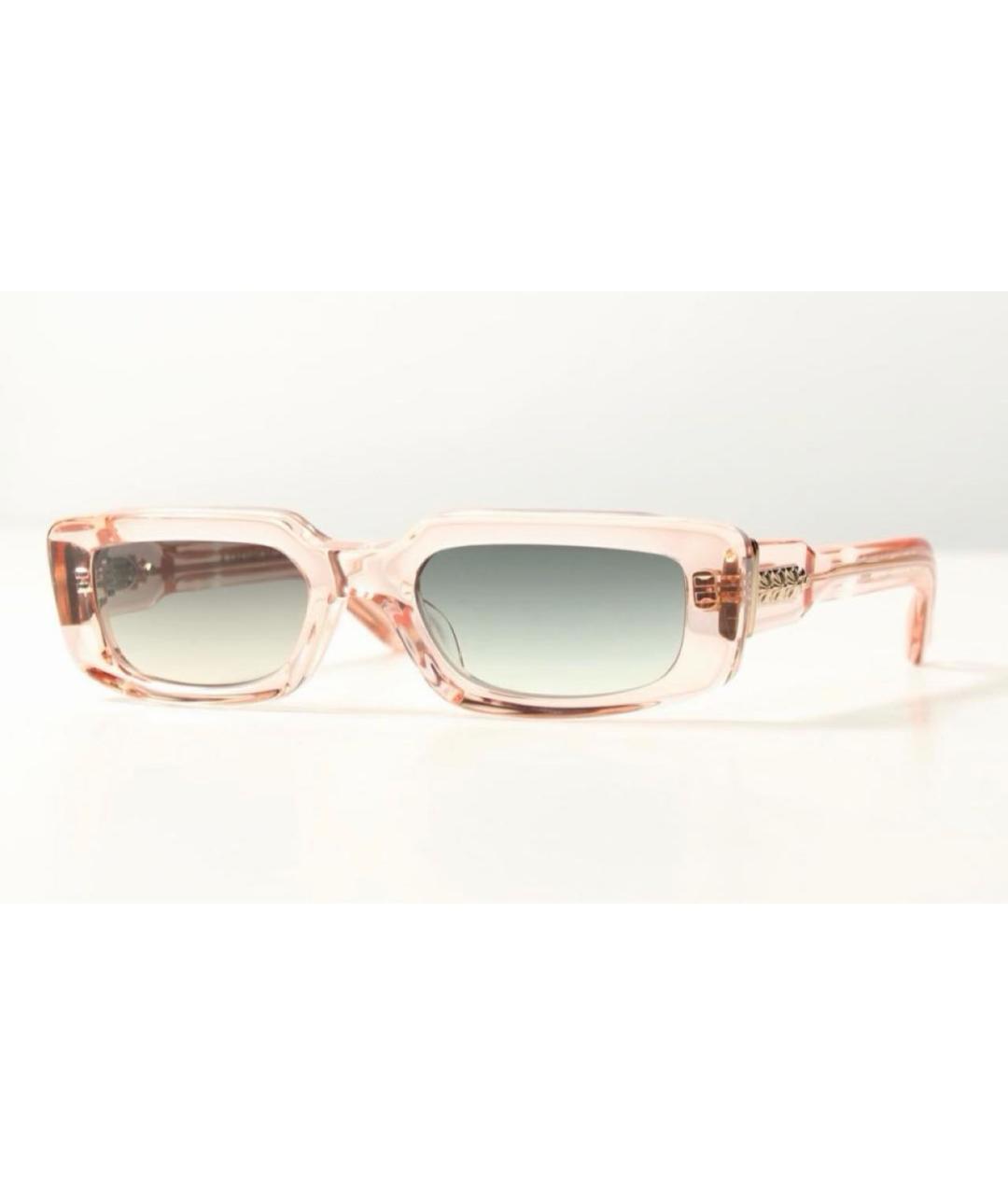 CHROME HEARTS Розовые пластиковые солнцезащитные очки, фото 6