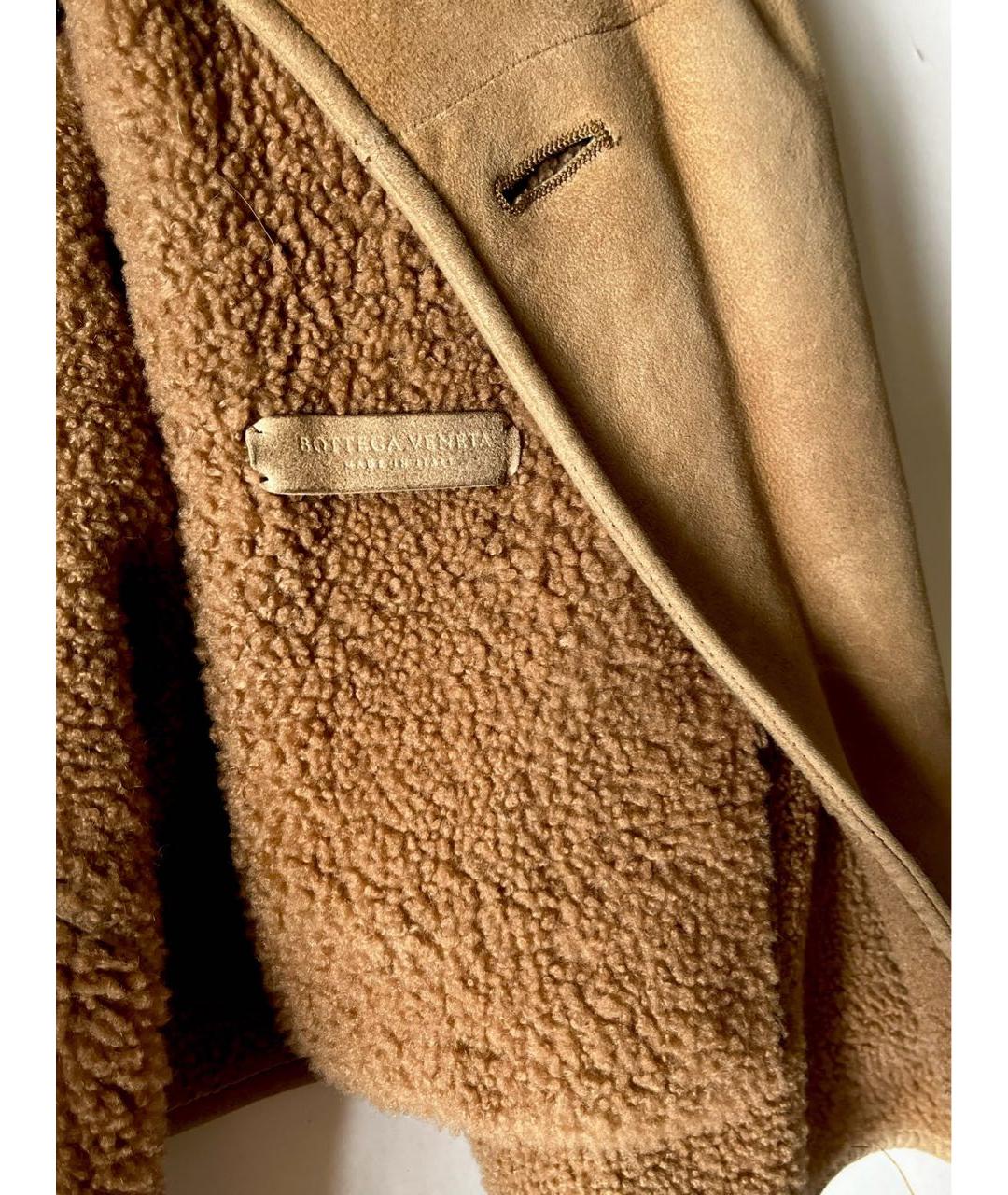 BOTTEGA VENETA Бежевая дубленка, фото 4