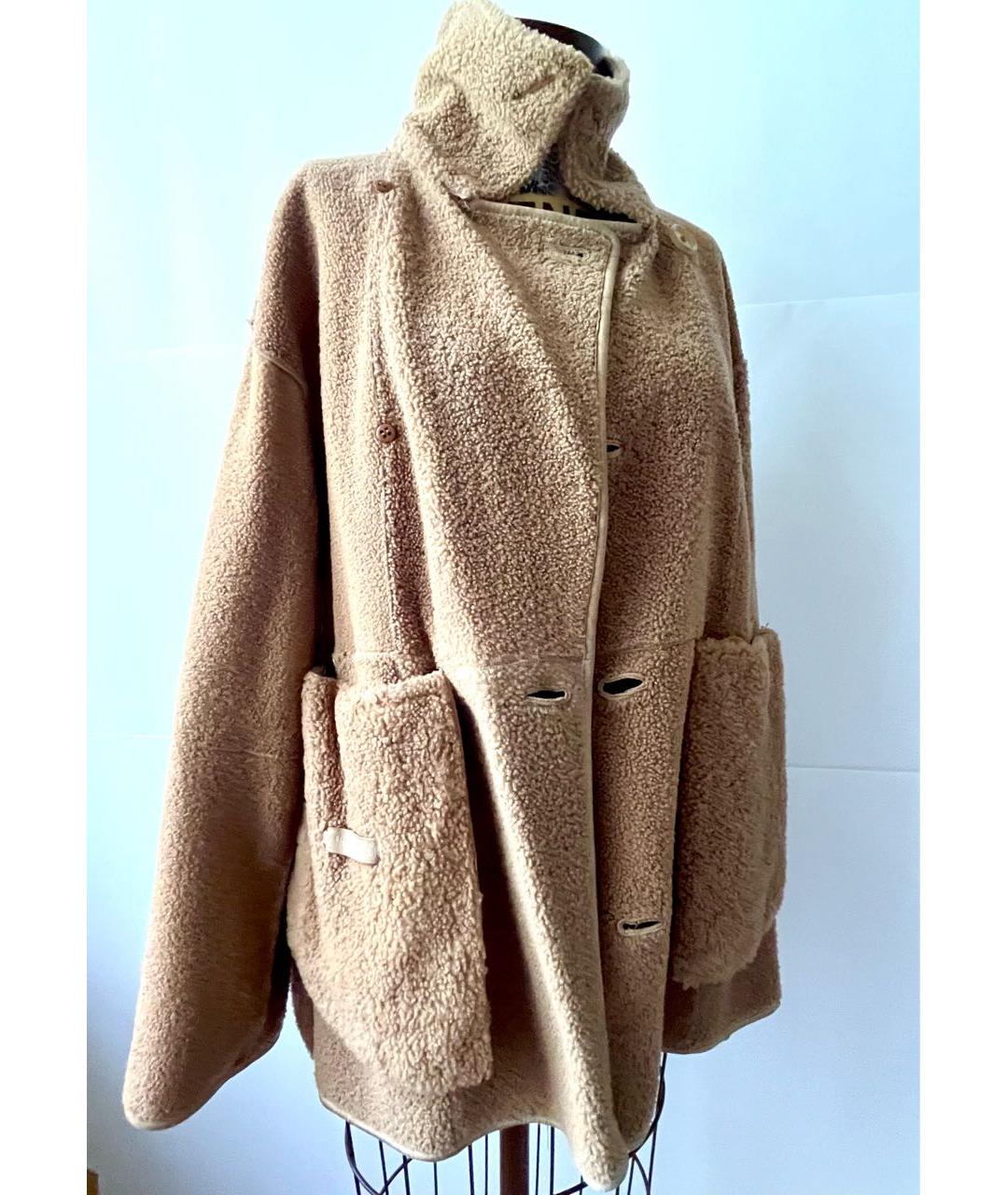 BOTTEGA VENETA Бежевая дубленка, фото 5