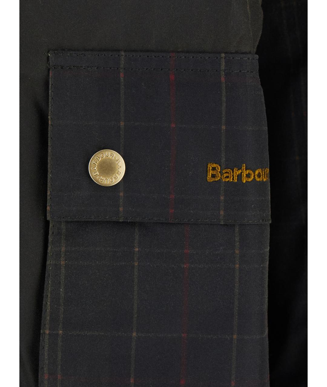 BARBOUR Зеленая хлопковая куртка, фото 3