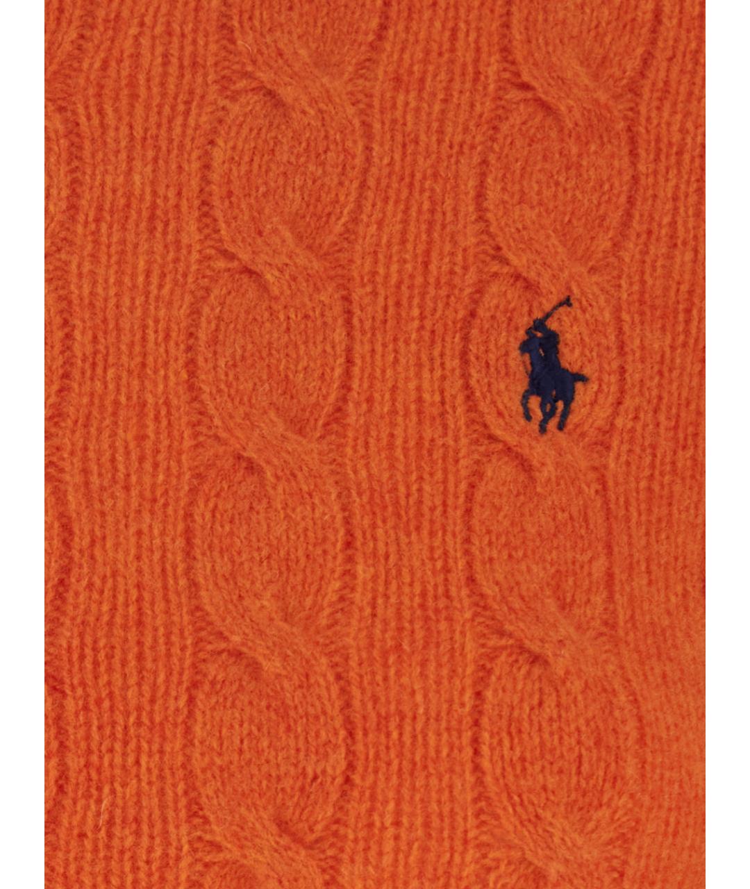 POLO RALPH LAUREN Оранжевый шерстяной джемпер / свитер, фото 3