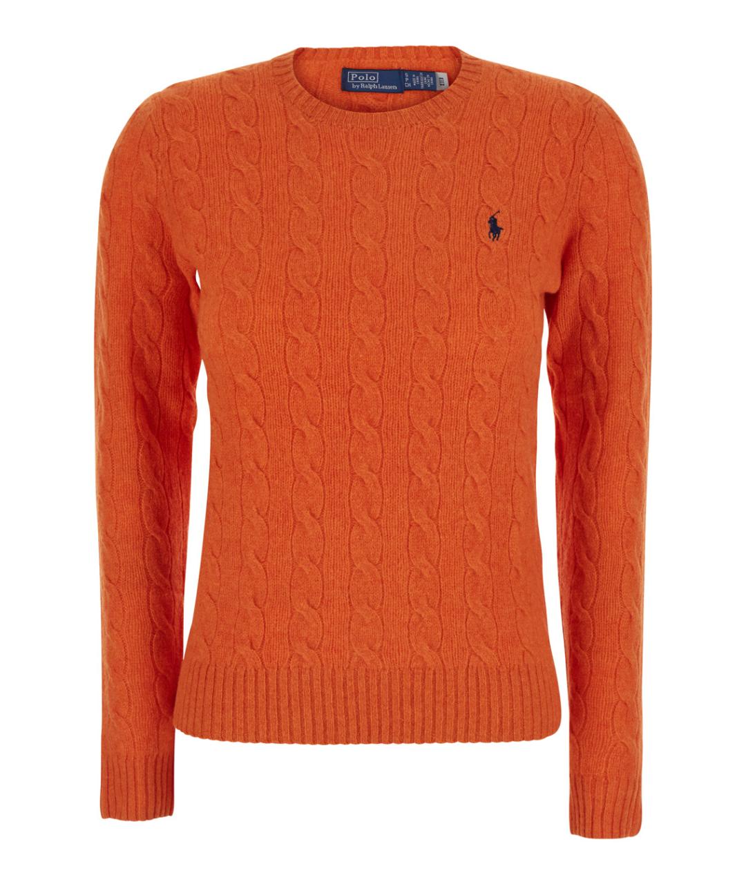 POLO RALPH LAUREN Оранжевый шерстяной джемпер / свитер, фото 1