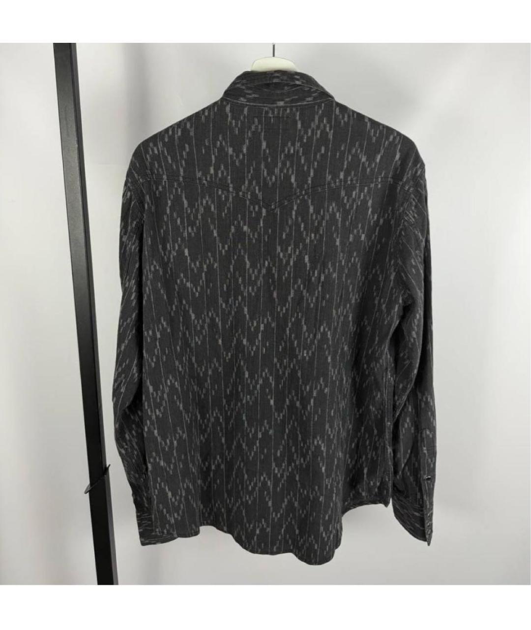 SAINT LAURENT Антрацитовая рубашка, фото 3