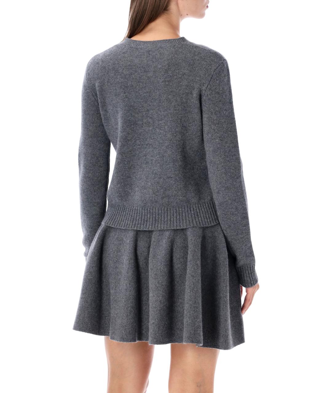 LISA YANG Серый кашемировый джемпер / свитер, фото 2