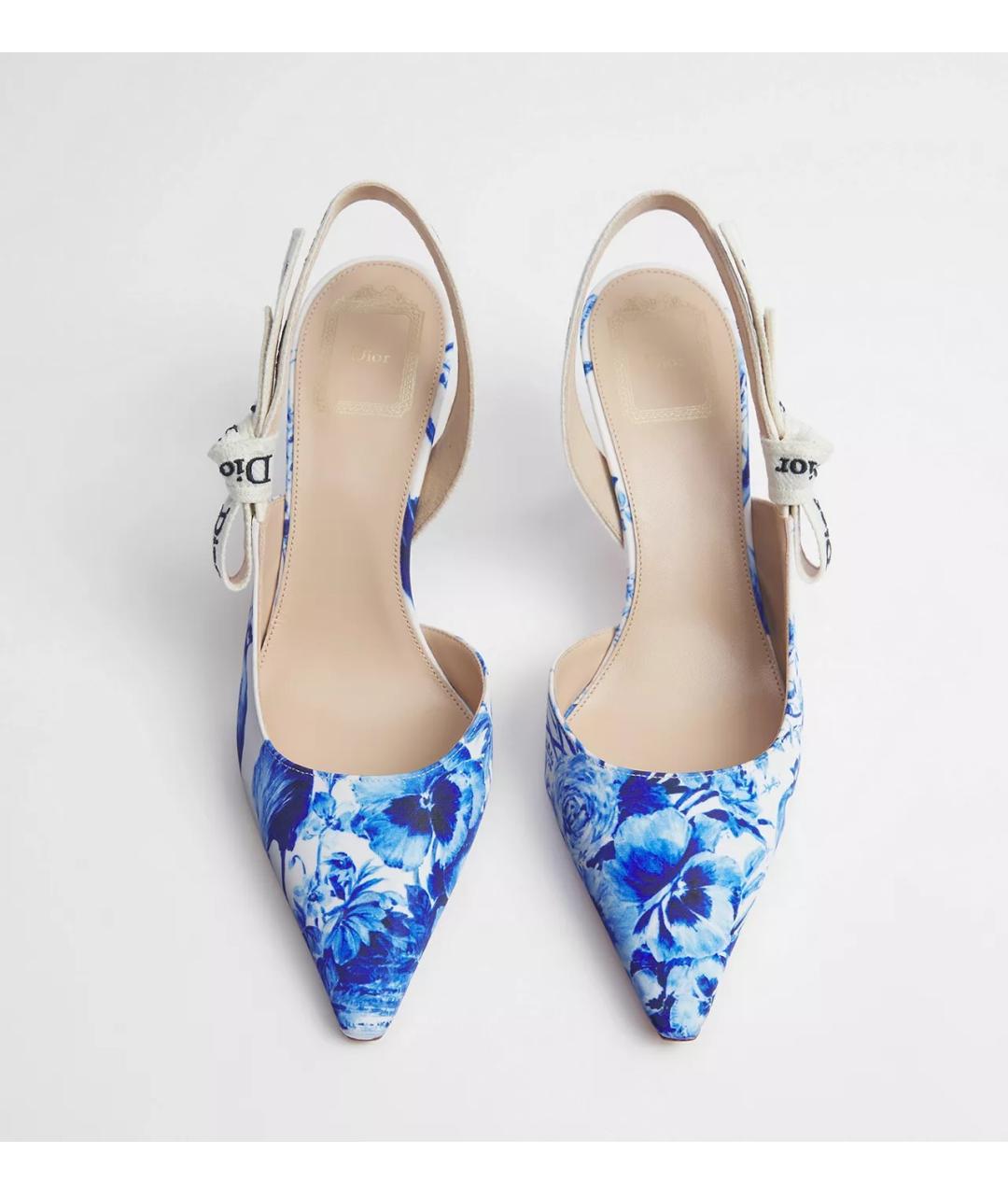 CHRISTIAN DIOR Мульти текстильные туфли, фото 3