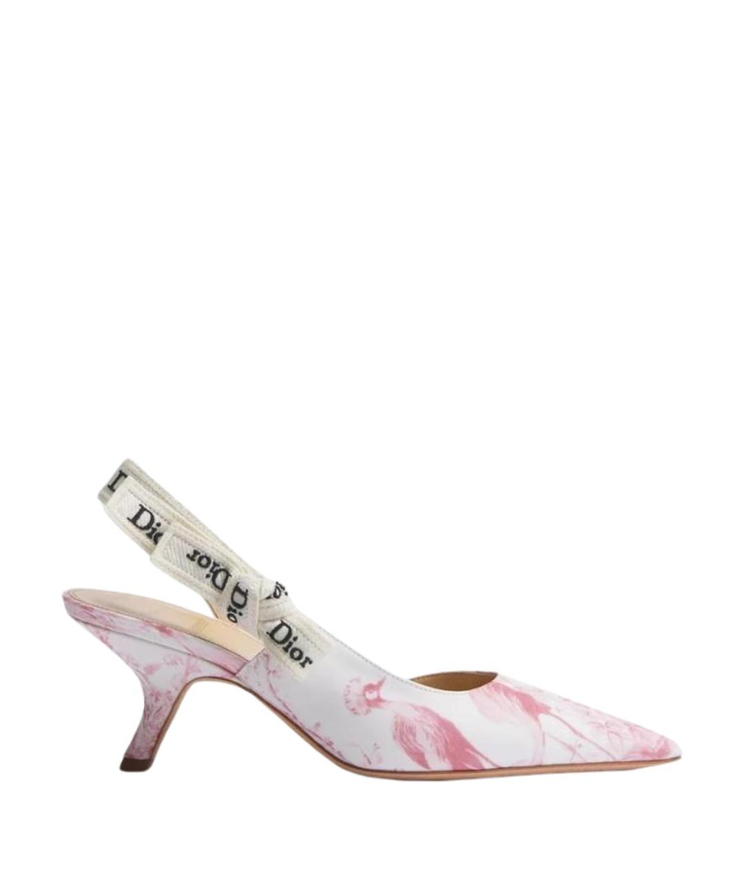 CHRISTIAN DIOR Мульти текстильные туфли, фото 1