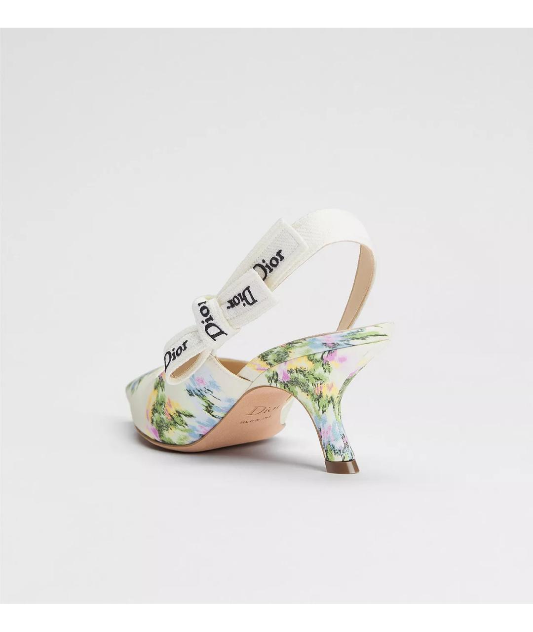 CHRISTIAN DIOR Мульти текстильные туфли, фото 2