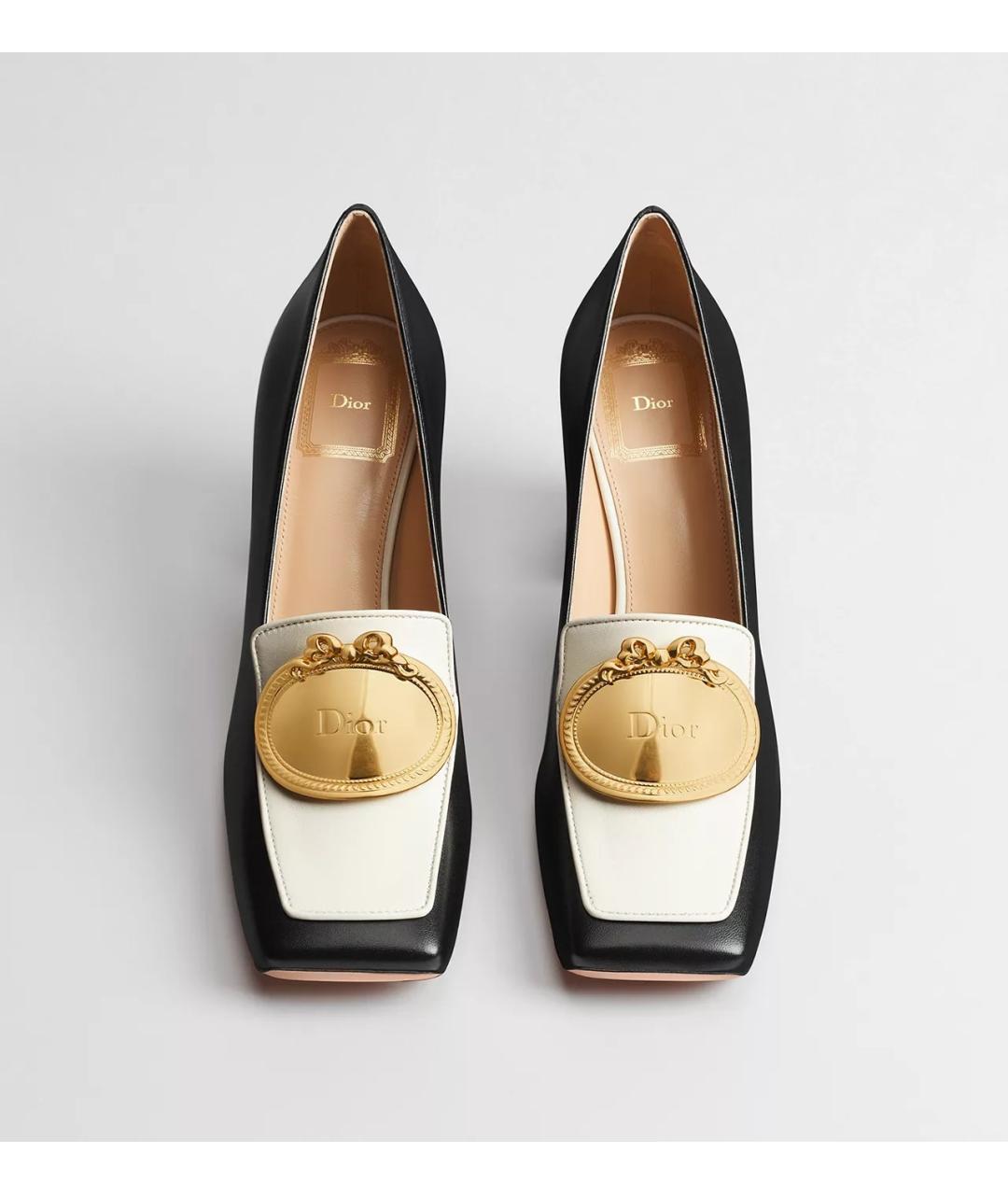 CHRISTIAN DIOR Мульти кожаные туфли, фото 3