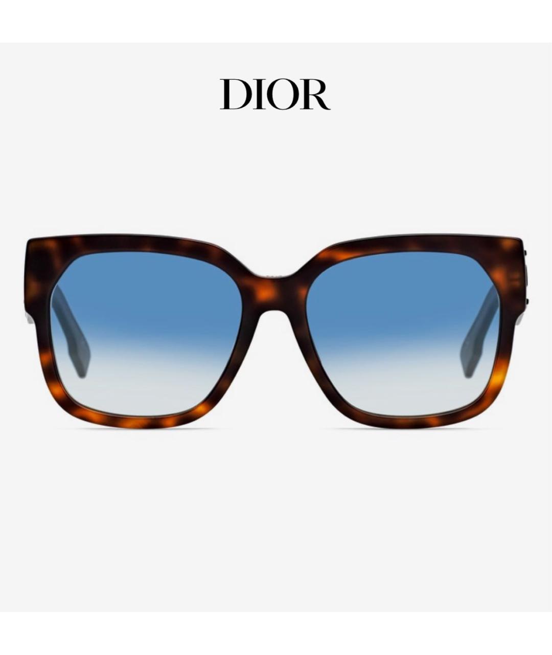 CHRISTIAN DIOR Мульти пластиковые солнцезащитные очки, фото 8