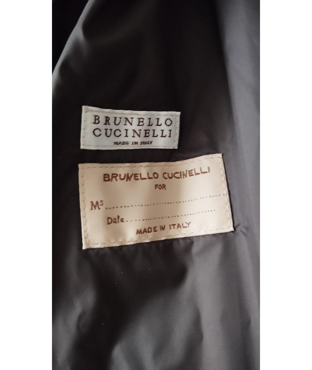 BRUNELLO CUCINELLI Серая шерстяная куртка, фото 7