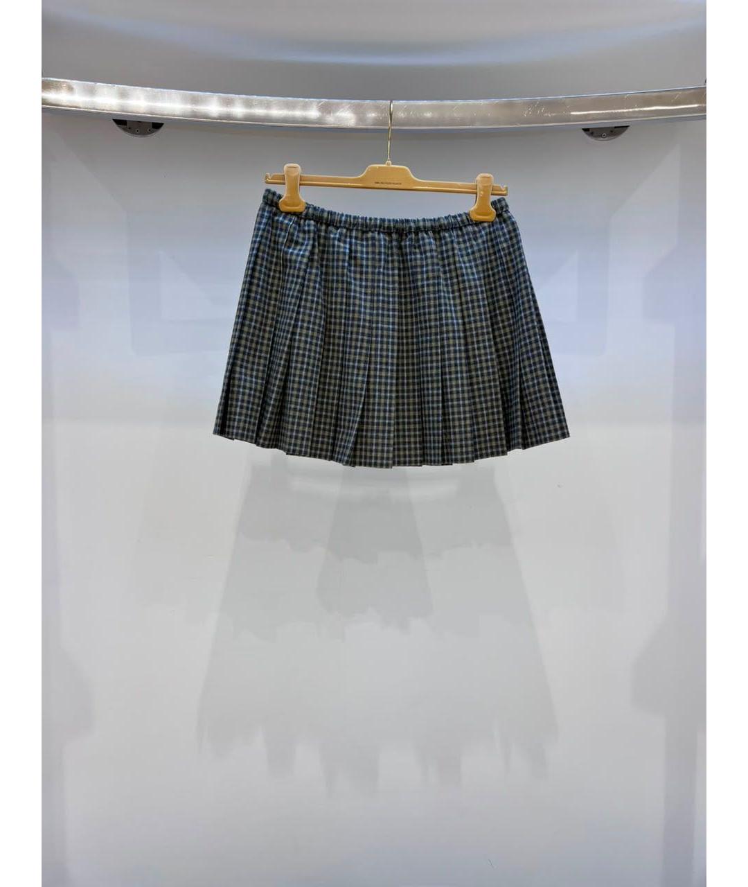 MIU MIU Мульти юбка мини, фото 2