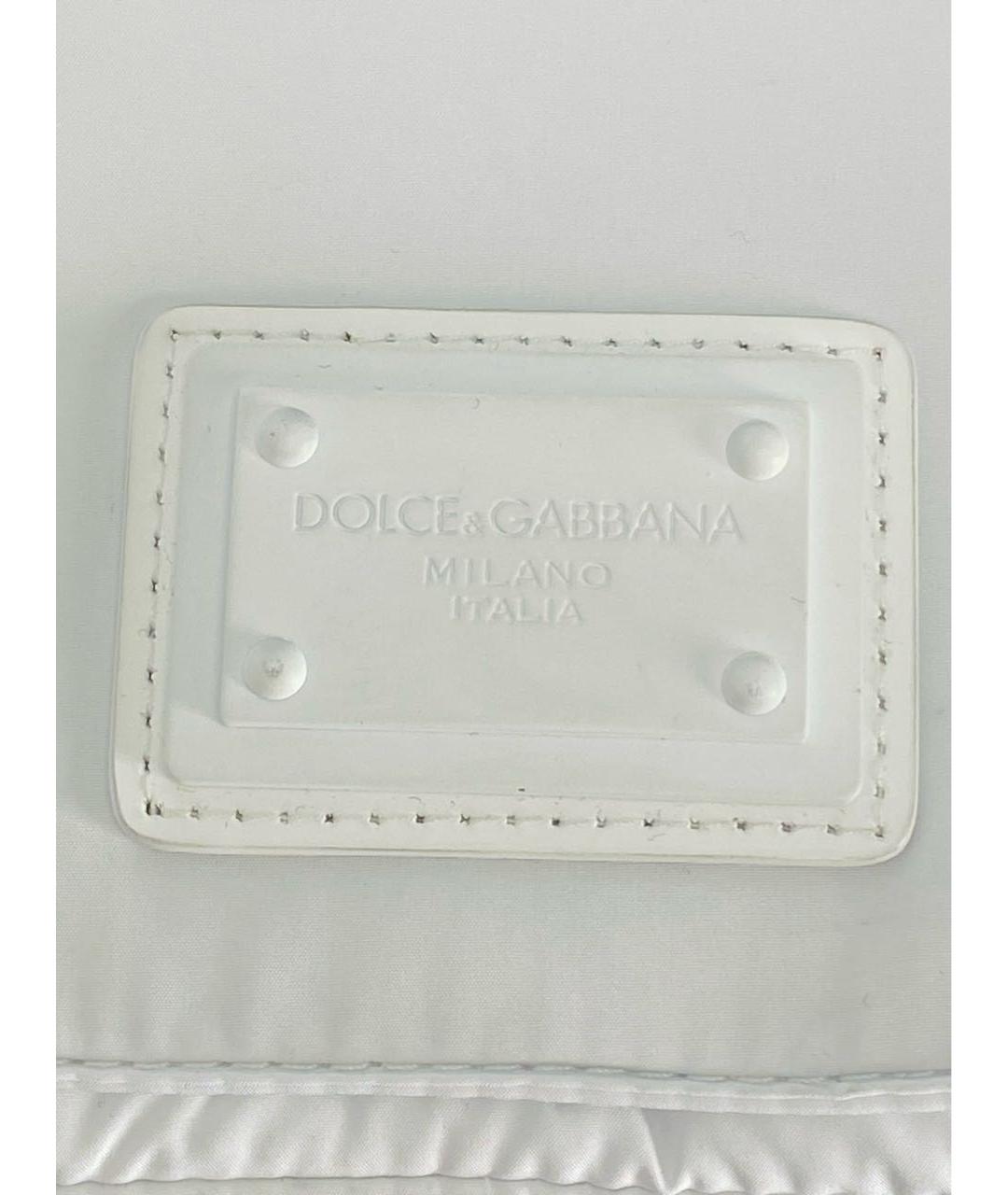 DOLCE&GABBANA Белая сумка через плечо, фото 8