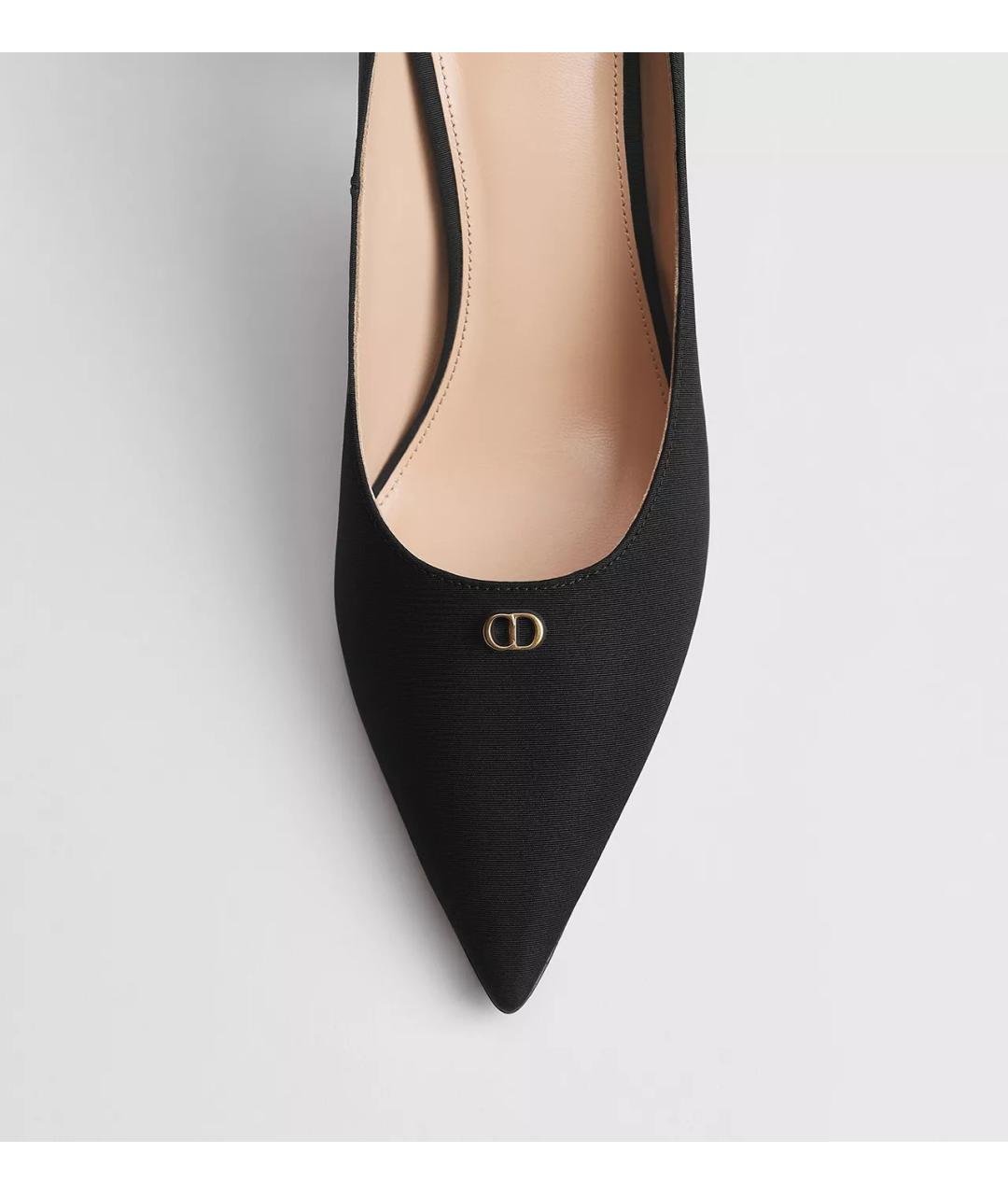 CHRISTIAN DIOR Черные текстильные туфли, фото 4